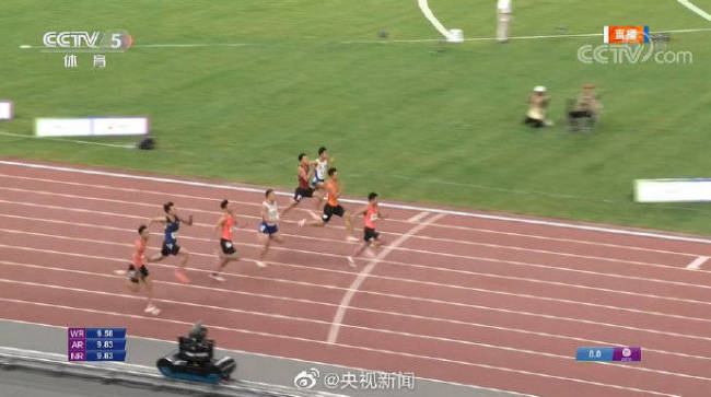 9秒95！苏炳添首夺全运会百米冠军