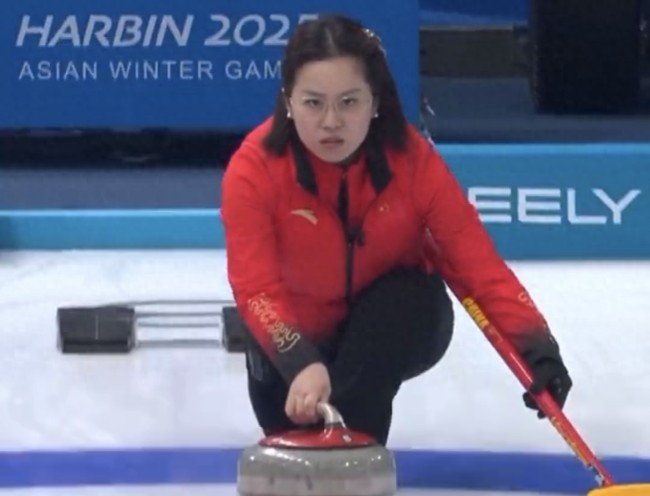 亚冬会女子冰壶循环赛中国负韩国