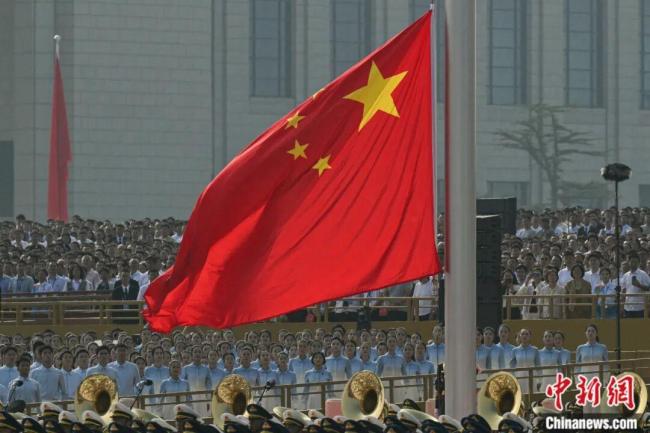 法新社镜头下的中国阅兵 纪念伟大胜利