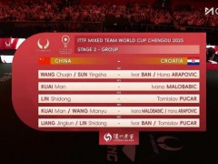 王楚钦回应混双战胜克罗地亚 高情商化解提问