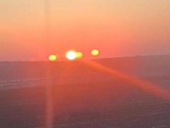 黑龙江一地现“四日同辉”？专家解读 玻璃折射虚像