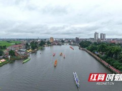 湖南“龙超”赫山站燃情开幕 兰溪双桡龙舟竞渡盛会