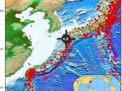 日本九州岛海域6.8级地震或引发海啸 局地海啸预警