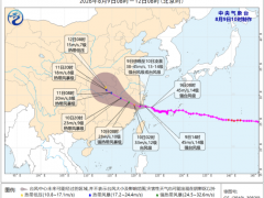 台风白海豚在浙江玉环沿海登陆 强风暴雨来袭