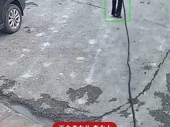 半挂车轮胎起火 老板娘1分钟扑灭 西瓜都没吃完就冲了