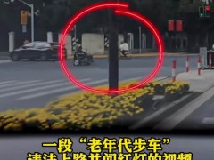{老年代步车乱窜交警上门罚款250 违法行为受罚}